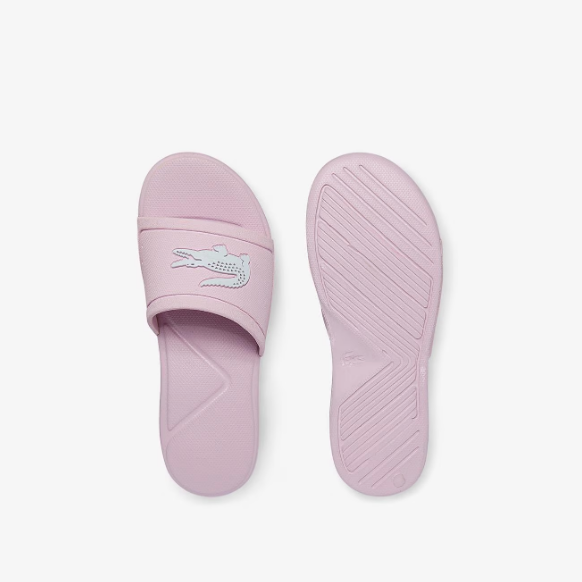 Lacoste Slide Kids Ps "Logo" Pink/Weiß