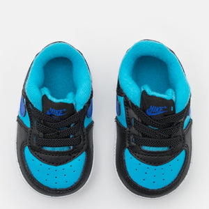 Nike Air Force 1 crib bébé Aqua/Blue/Black
