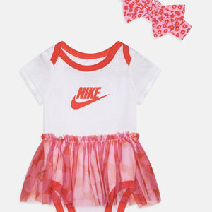 Nike coffret bébé fille "Tutu" avec bandeau white/pink/orange
