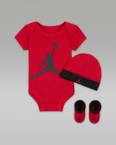 Jordan coffret body "logo Jumpman" bébé Red/black