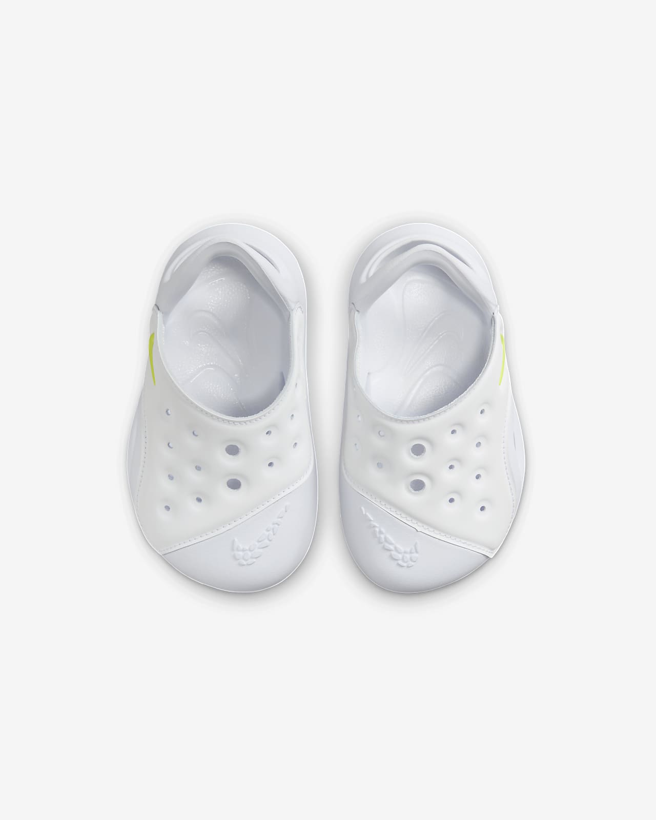 Nike sandales Aqua Swoosh bébé white/neon