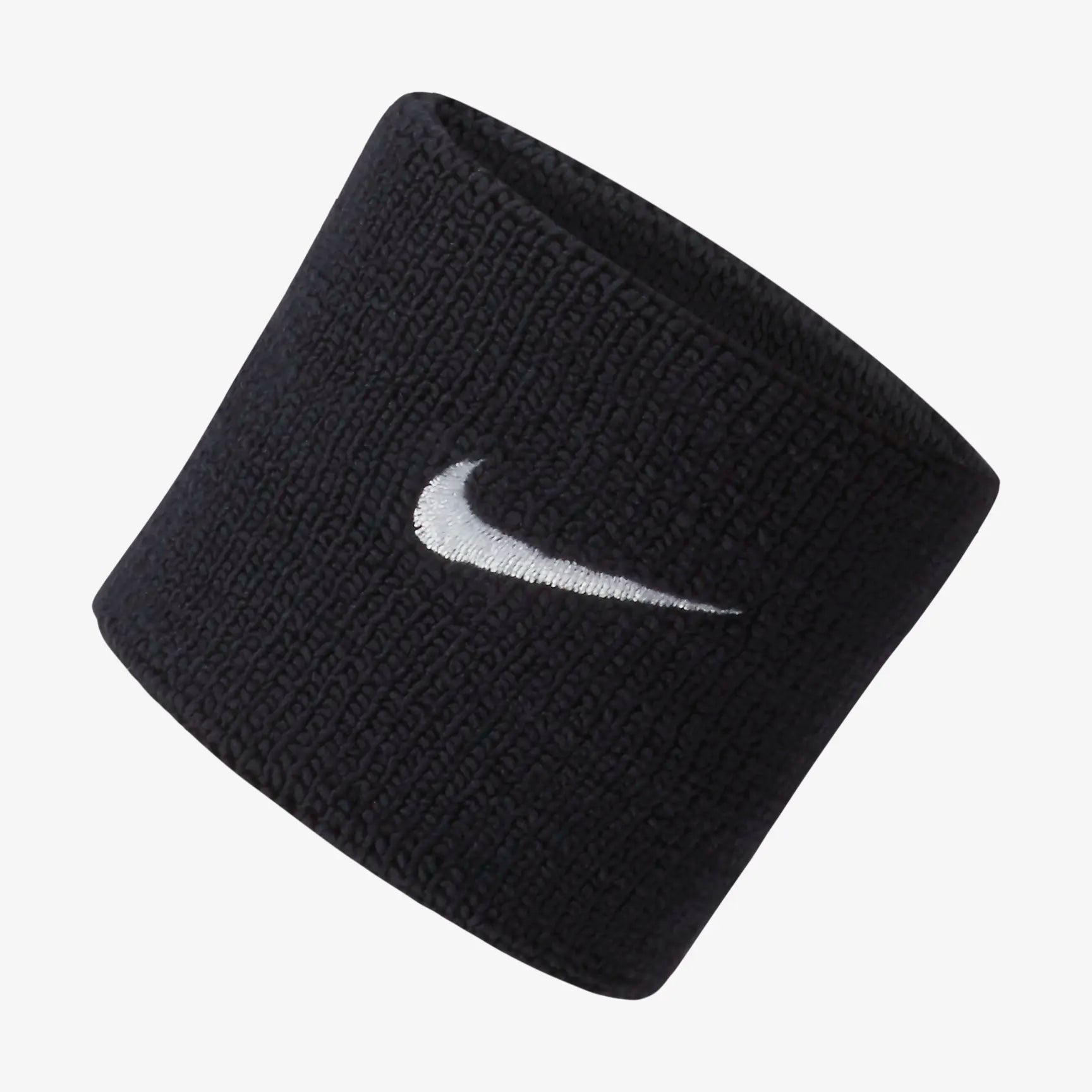 Nike wristband x 2"swoosh" noir/blanc