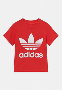 Adidas tee-shirt Trefoil red white