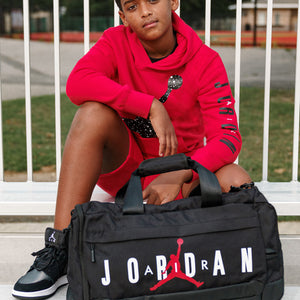 Jordan "Duffle" Sportsack schwarz/rot