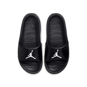 Jordan desliza sandálias júnior preto/branco