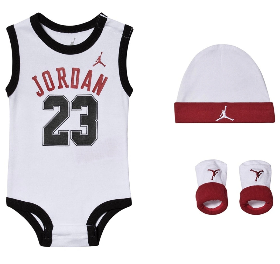 Jordan coffret bébé "23" blanc
