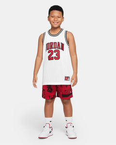 Jordan maillot de basket "23" white red