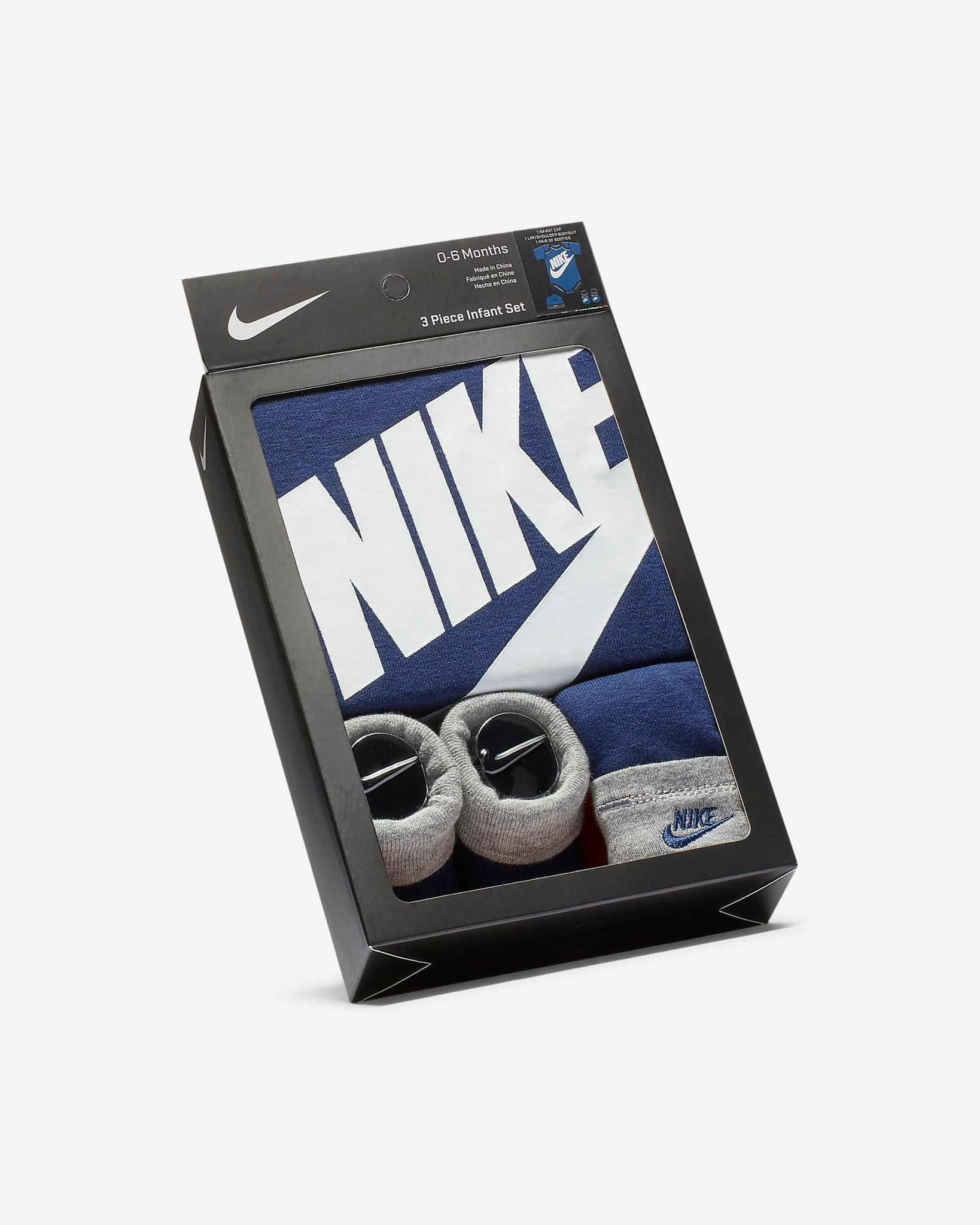 Nike coffret bébé Futura blue grey