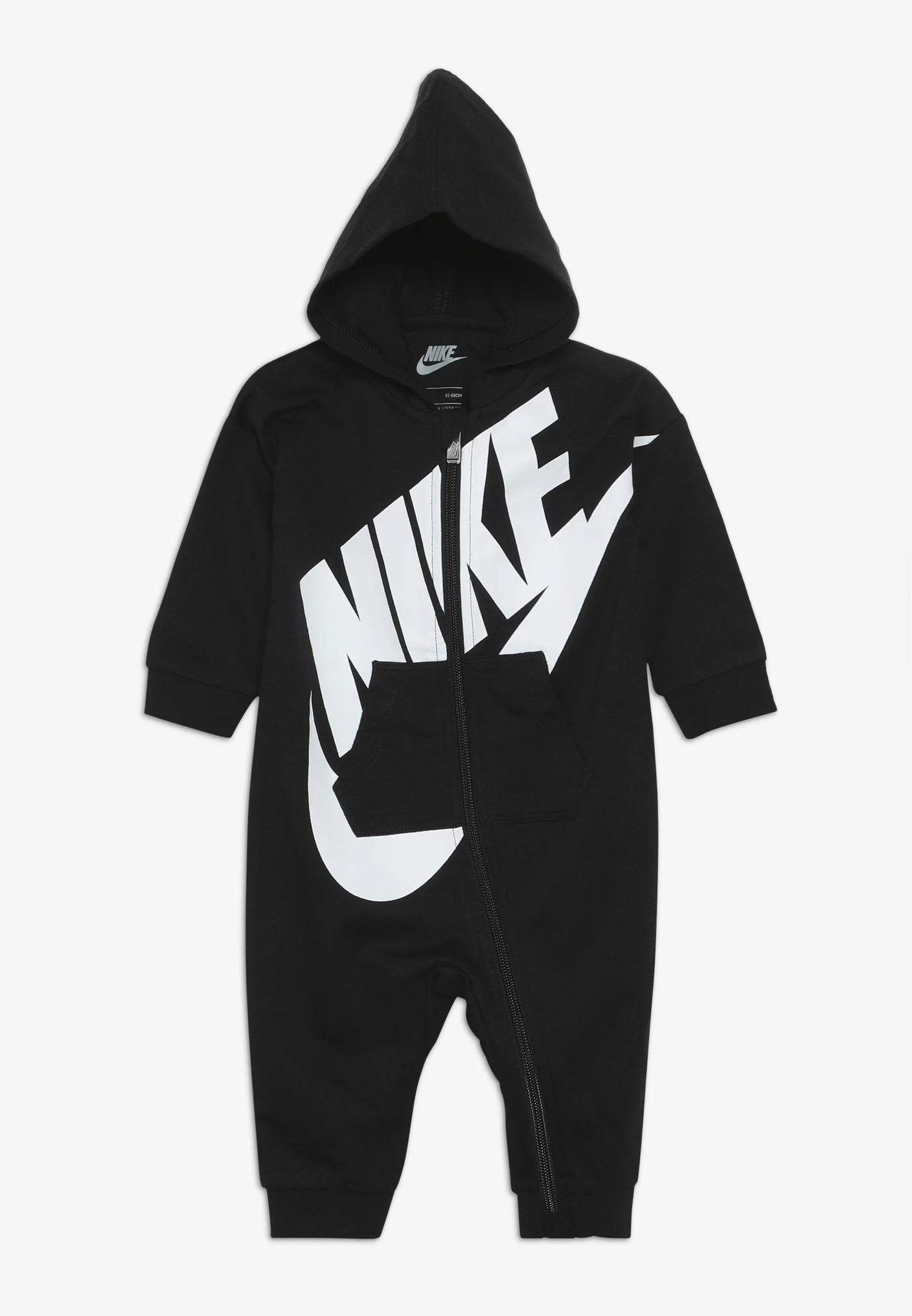 Nike combinaison bébé avec capuche coverall black/white