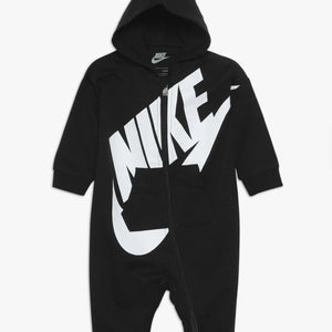 Nike combinaison bébé avec capuche coverall black/white