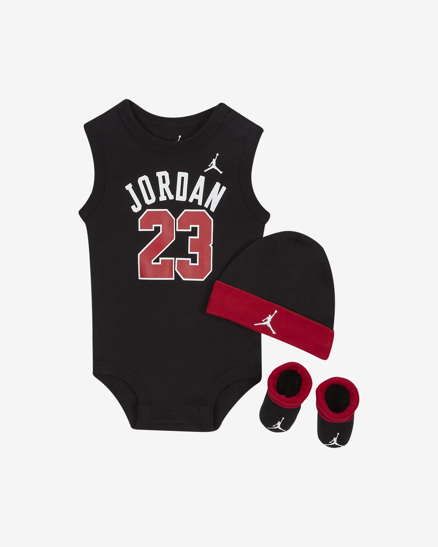 Jordan 23 coffret 3 pièces black red